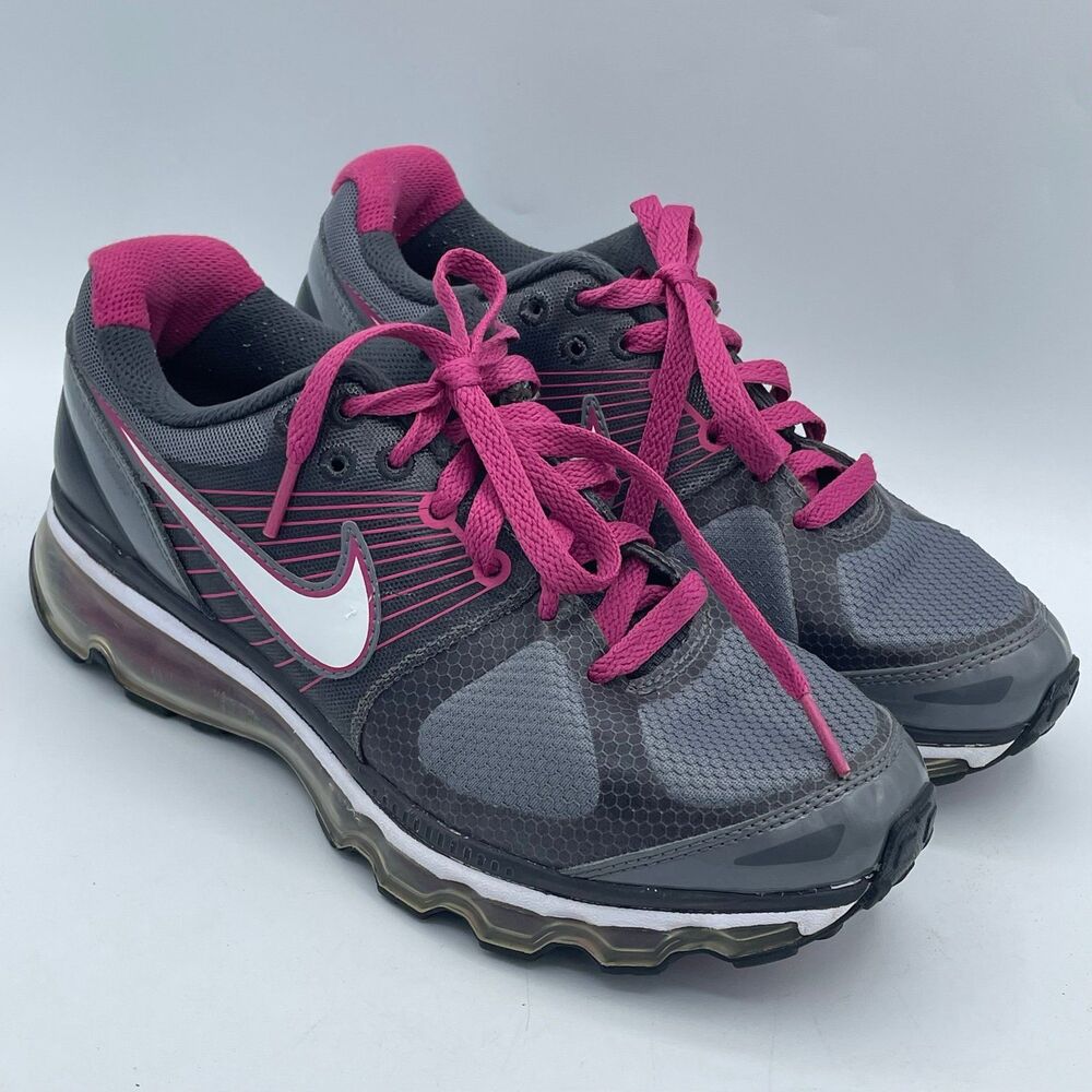 Nike Air Max  2010 Girl's Youth Size 6Y Sneakers Trainers Shoes Gray White Pink
